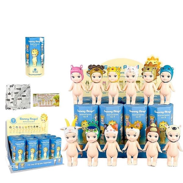 Populär Original Sonny Set Djurställ Blind Box - Slumpmässiga Animekaraktärer Överraskningsdockor Random 6 pcs