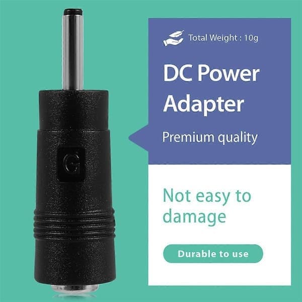 3.0mmx1.1mm hann til 5.5mmx2.1mm hunn DC strømkontakt