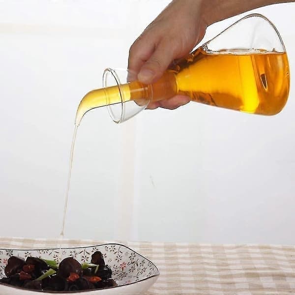 Husholdningsolivenoljedispenser i borosilikatglass
