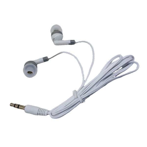 3,5 mm in-ear kablede hovedtelefoner til smartphone, kraftfuld lyd, bas, støjreducerende multifunktionelle hovedtelefoner, hvid White