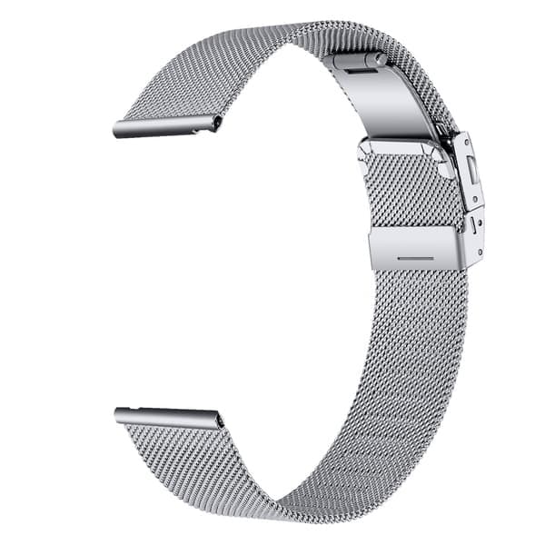 Armbånd Rustfrit Stål Garmin Venu 3S / Forerunner 265s 18 mm Sølv, Rosaguld PinkGold
