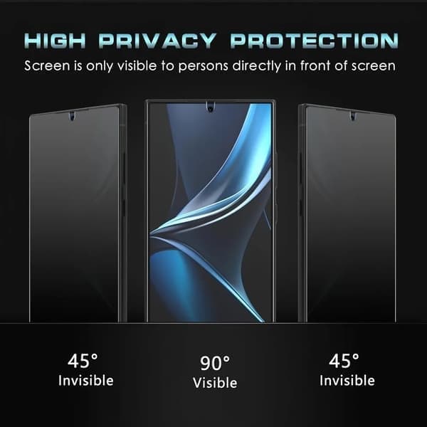 Näytönsuoja Galaxy S8+:lle, yksityisyyssuoja Galaxy S8+ Anti Peeping