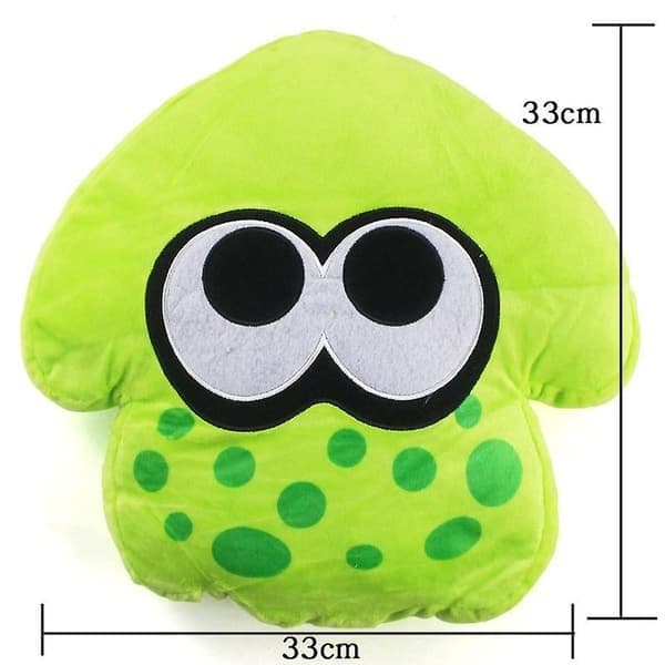 33 cm Anime Splatoon Squid Plysjleker Utstoppede Dyr Myke Puttedukker Bursdagsgave til Barn Grønn