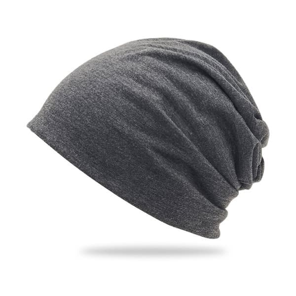 5-pack Slouchy Baggy Beanie Chemo Mössa, Khaki + Svart + Grå + Vinröd + Lila