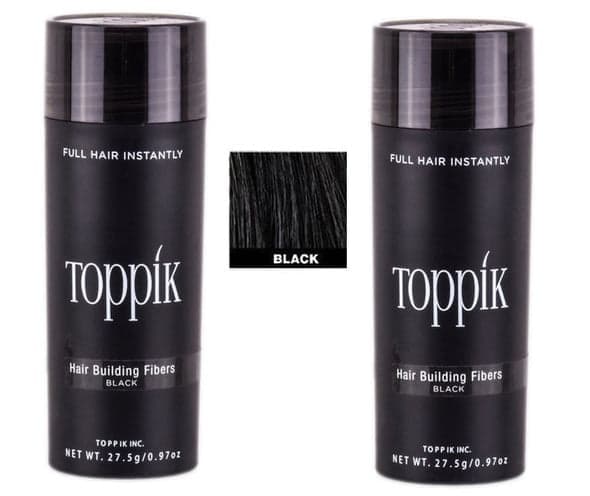 2x Toppik Stor, 27,5g, Sort