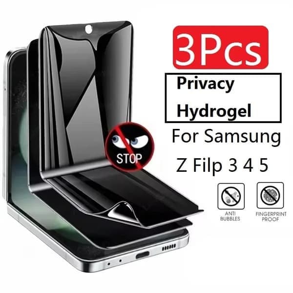 Hydrogel-näytönsuoja Samsung Galaxy Z Flip 3 -puhelimelle, Privacy Hydrogel For Galaxy Z Flip 3 Privacy Hydrogel