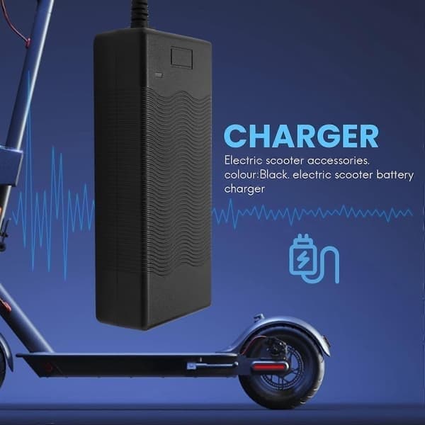 Lader for elektrisk sparkesykkel 42V 1.5Ah batterilader (EU-plugg)