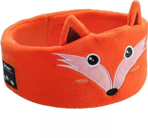 Sovehodetelefoner / Sovemaske med Bluetooth-hodetelefoner Oransje