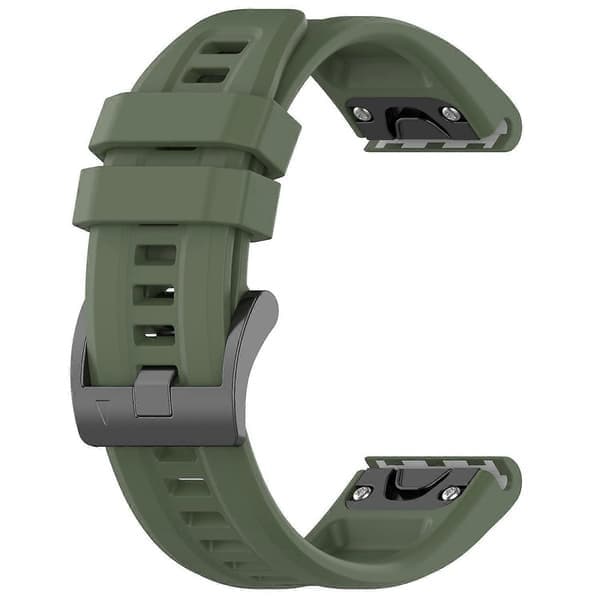 Garmin Fenix 7X -kellon ranneke, monivärinen, tummanvihreä Multicolor Dark Green