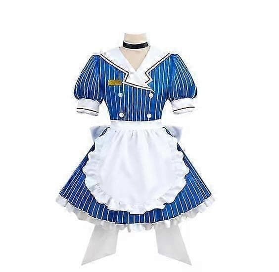 Miku Cosplay Kostymer Anime Mesmerizer Uniform Kvinner Stripete Pikekjole SZBS