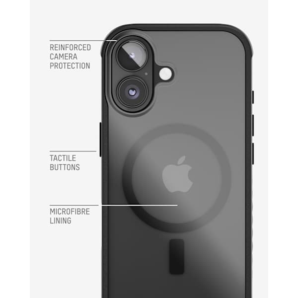 Magnetisk deksel til iPhone 17 - Qi2 MagSafe-kompatibel - Klarhet - iPhone 17-deksel - Støtsikkert og ripebestandig iPhone 17 6.3 inch