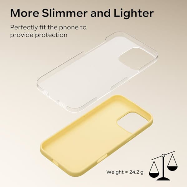 iPhone 16 Pro Deksel Flytende Silikon, Støtsikkert Deksel Kompatibelt med iPhone 16 Pro Deksel Mykt, Full Beskyttelse Deksel (Gul) Gul iPhone 16 Pro Yellow iPhone 16 Pro