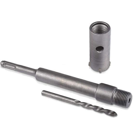 35 mm betonghullsag med rundt håndtak, SDS Plus-skaft, bor for sement- og steinvegg-hullkutter