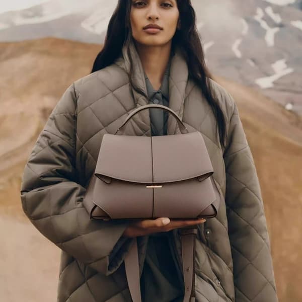 Plisserad Handväska/Crossbodyväska