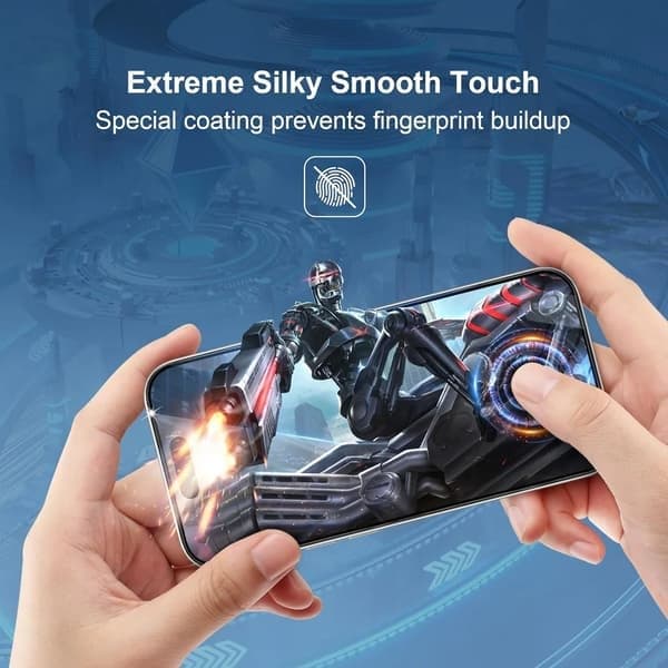Skjermbeskytter i herdet glass for iPhone 14 Pro, High Definition For iPhone 14 Pro High Definition