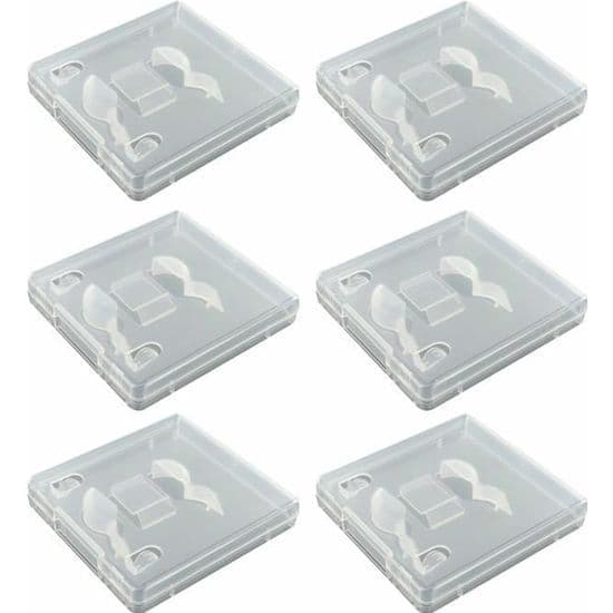 6 gjennomsiktige etuier for USB-minnepinner