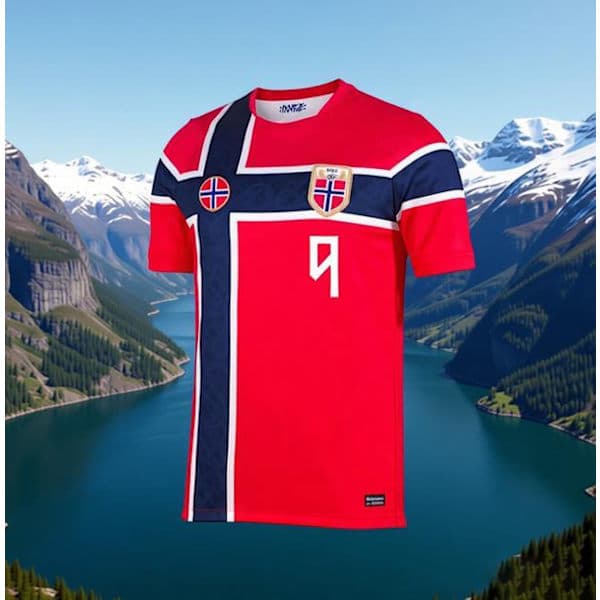 26-27 Norge Hjemmedrakt S-2XL #9 Haaland NO.9 M M