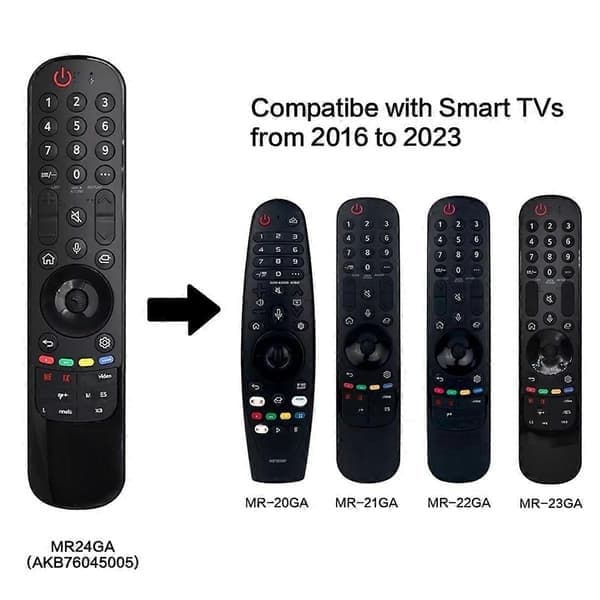 MR24GA Magic fjernkontroll med stemmestyring AKB76045005 for OLED65B42LA OLED65C45 erstatningsfjernkontroll