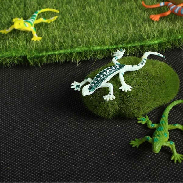 12 st Pedagogiska Ödle- och Ormleksaksset, Konstgjorda Reptilactionfigurer för Barnlek