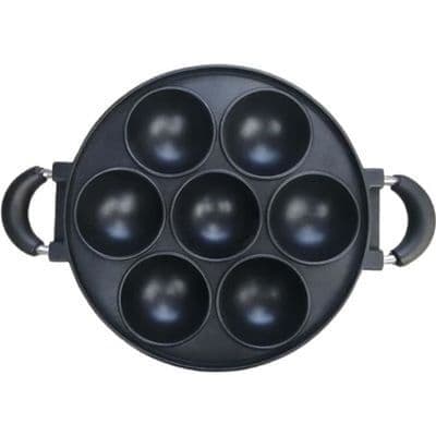 Stekeform, Kakeform i Støpejern, 7 Hull, Non-stick, 26 cm