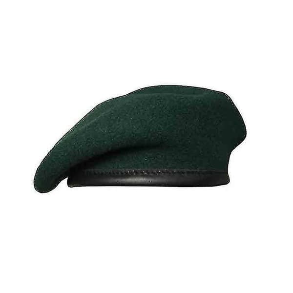 Special Forces Militær Baret i Uld, Grøn, Størrelse L green L