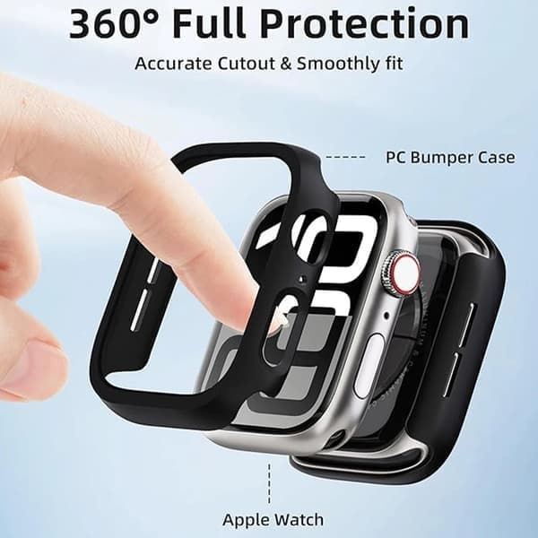 Klockfodral för Apple Watch Series 4/5/6 SE 44MM, Silver Silver Series456 SE 44MM