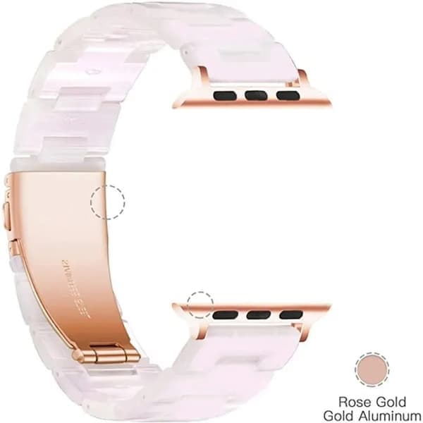 Urrem til Apple Watch 38mm 40mm 41mm, Perlehvid peal white 38mm 40mm 41mm