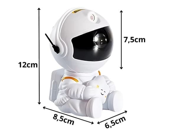 Romprojektor Astronaut, Laser LED med Fjernkontroll