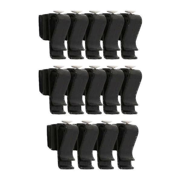 14 stk. Golfkølle-taskeklemmer til Putter Clip Holder Organizer Sort Putting Clip