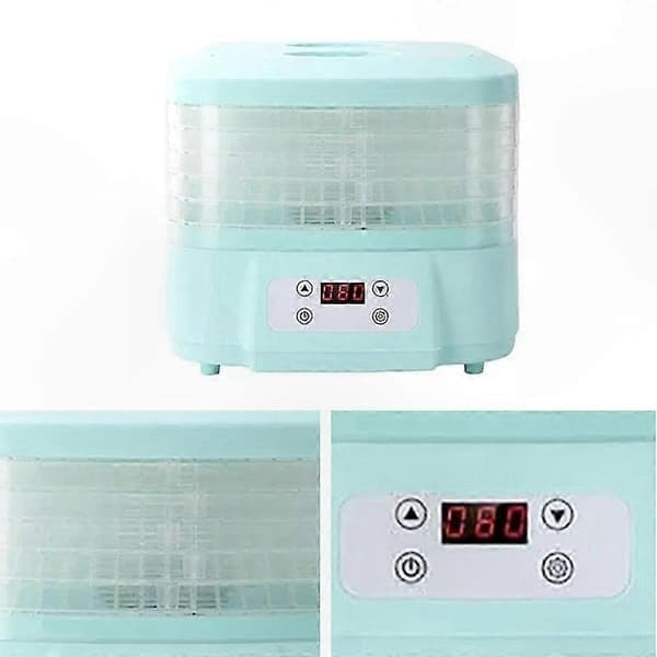 Frystork med 6 brickor, justerbar timer och temperaturinställningar för hemmabruk 220V