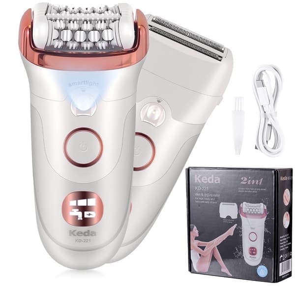 Braun Silk-épil 9-720 Epilator med barberhode og trimmerhode, MicroGrip-pinsett og høyfrekvent massasje