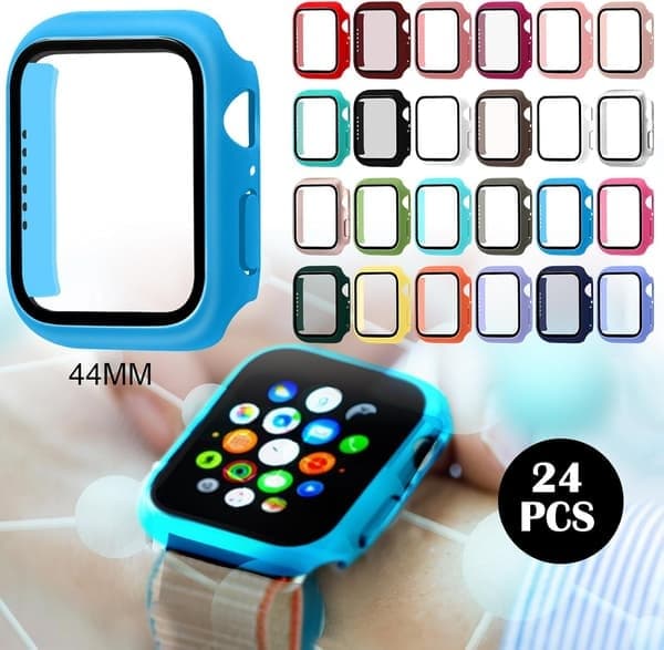 24 stk. Smartwatch-skærm til mænd og kvinder, farver (44 mm) 44 mm