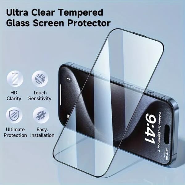 Skjermbeskytter i herdet glass for iPhone 13 Pro, 5 stk. iPhone 13 Pro 5 Pieces