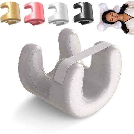 Ergonomisk anti-rynk minnesskumkudde, vit, rynkreducerande, hygienisk design