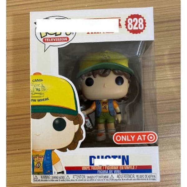 Stranger Things Wheeler Hunter Vinylfigur Dustin 6, Samlarobjekt TV-karaktär Modell Leksakspresent för Fans Dustin 6