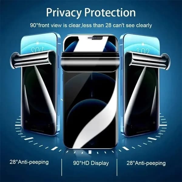 Hydrogel-skjermbeskytter for iPhone 13, personvern, anti-spion hydrogel For iPhone 13 Anti-Spy Hydrogel