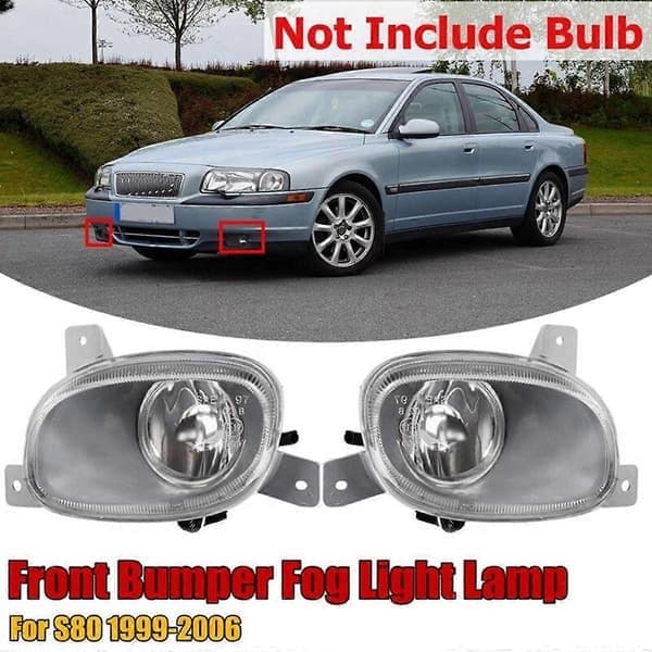 Tåkelykt for Volvo S80 1999-2006 Frontfanger Tåkelykt Hovedlykt 8620224 8620225 Biltilbehør