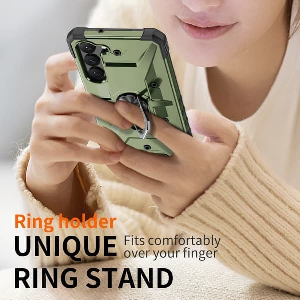 Telefonfodral för Galaxy S22, Stötsäkert, Armégrönt Army green Galaxy S22