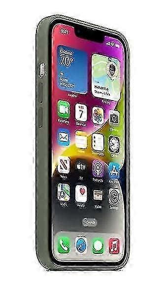 Silikonskal Kompatibelt med iPhone 14 - Mjuk Touch, Stötsäkert, Slimmat Skyddsskal Olive