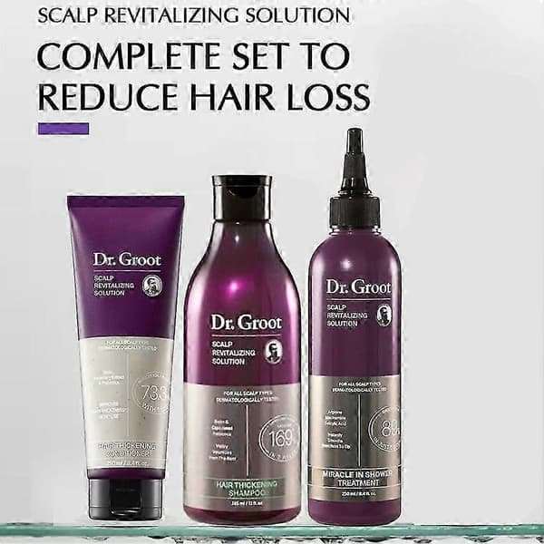 Dr Groot Scalp Revitalizing Solution Hårfortykkende Olje Sjampo Balsam Ecs, Sjampo shampoo