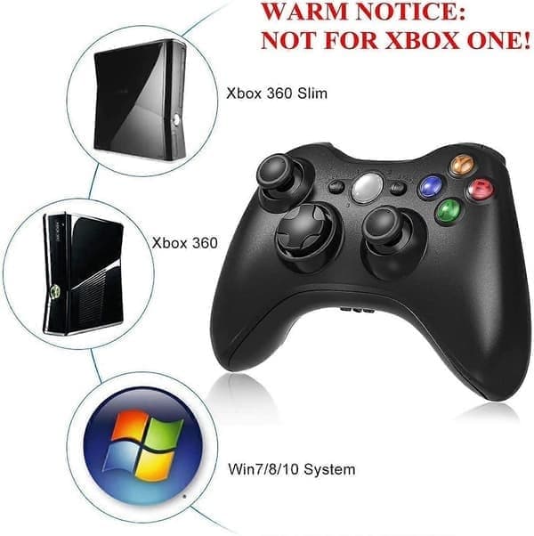 Xbox 360 trådløs kontroller svart