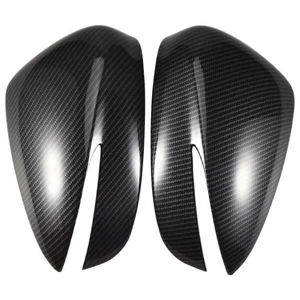 For Mazda CX3 2016 2017 CX-3 Karbonfiber Sidespeil Trim Deksel Bil Styling Tilbehør 2 STK