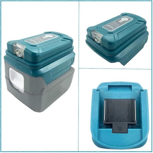 För Makita 18V med USB-batteriadapter snabbladdning