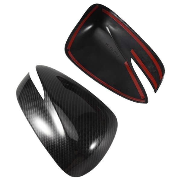 For Mazda CX3 2016 2017 CX-3 Karbonfiber Sidespeil Trim Deksel Bil Styling Tilbehør 2 STK