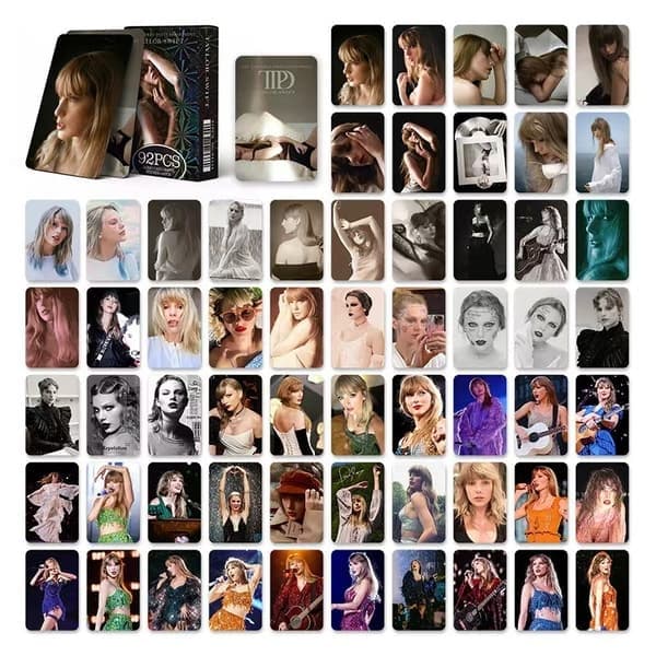 92 Taylor Swift-kort Taylor Swift Star-omgivende postkort