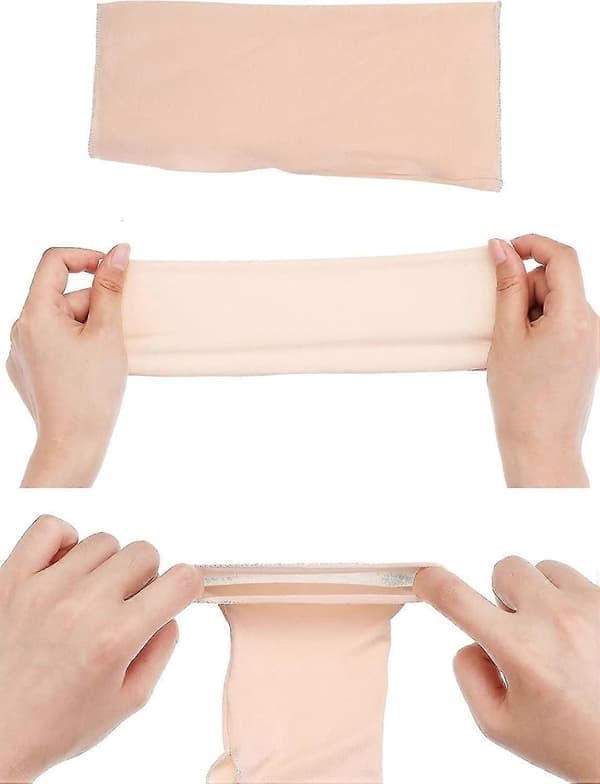 3 par UV-blokerende handsker, fingerløse kørehandsker (beige/hvid/sort) CJY