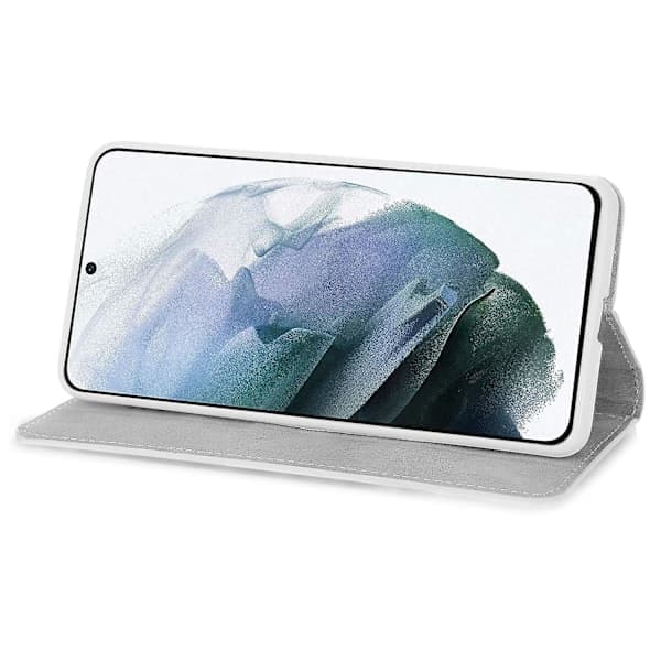 Flip-deksel Glitterpulver Praktisk stropp Stilig lommebokdeksel til Samsung Galaxy S22 5G