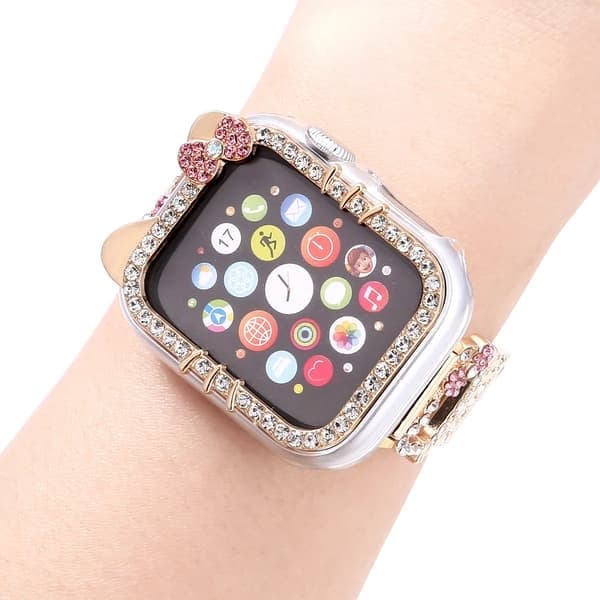 Klockfodral för Apple Watch 45mm, Roséguld Rose Gold 45mm