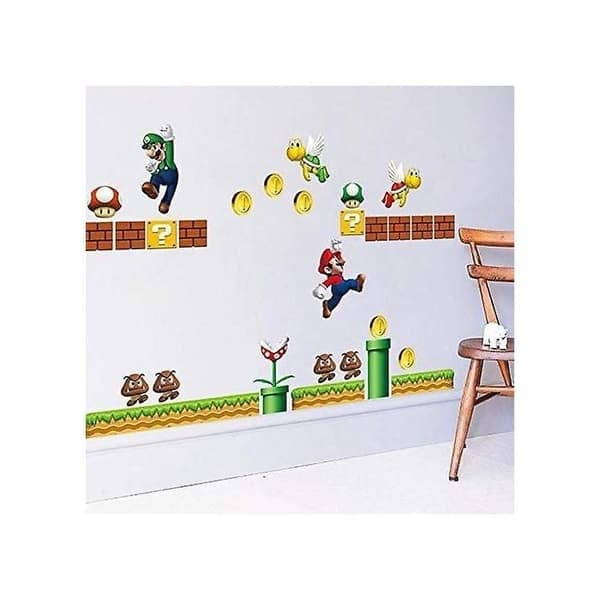 Super Mario Veggdekor for Barnerom
