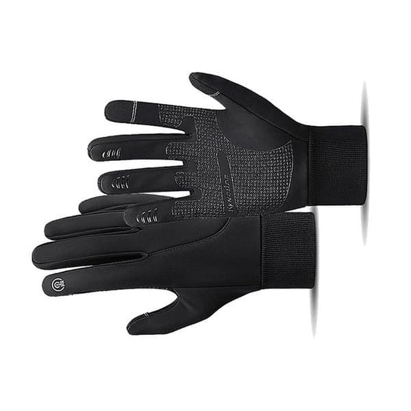 Svarte termiske hansker for optimal varme M